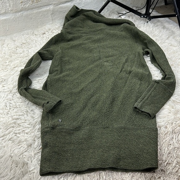 Lululemon Along the Way Dress Heathered Dark Olive - Picture 7 of 8